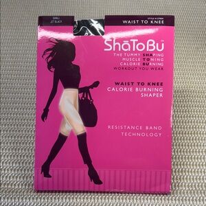ShaToBu Jet Black Waist to Knee Shaper